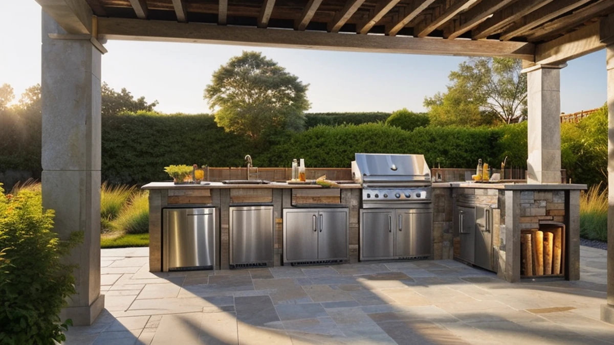 Les meilleurs matériaux pour une cuisine de jardin durable
