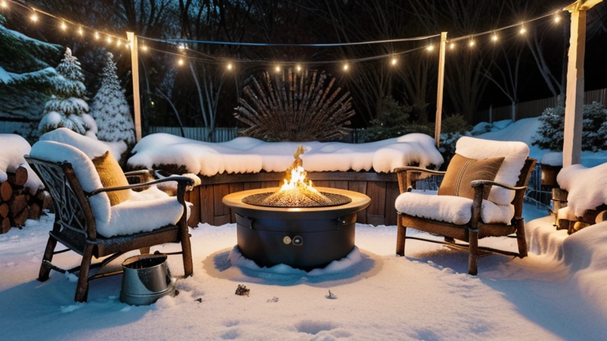 Brasero en hiver : profiter de son extérieur à la saison froide